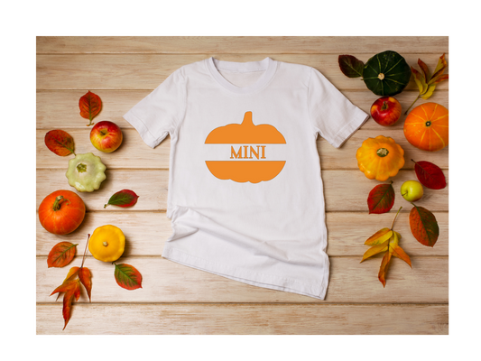 Mini Pumpkin unisex kids shirts