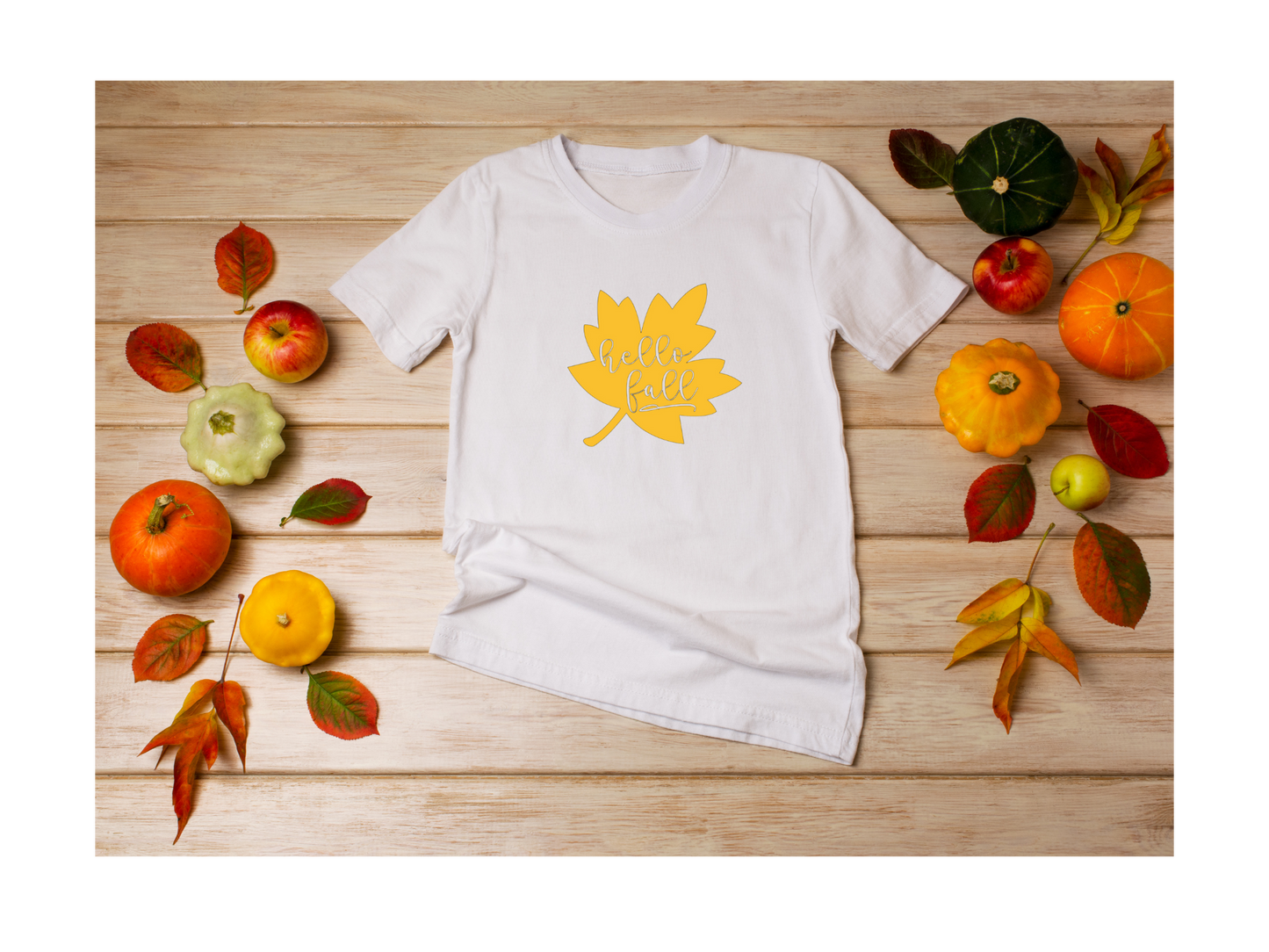 Hello Fall for Kids shirts Unisex