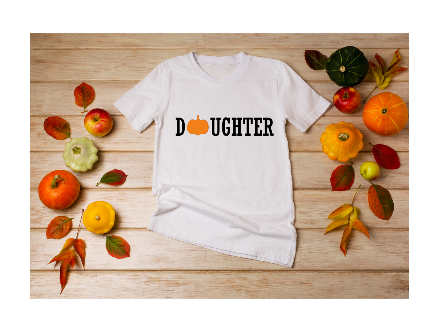 Daughter Fall shirt for photoshoot