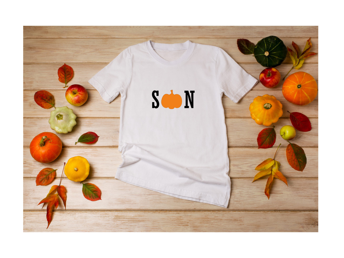 Son Fall shirt for photoshoot